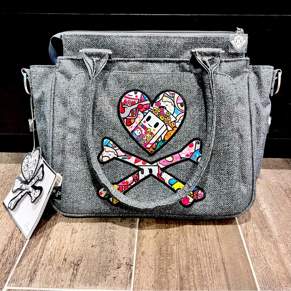 NWT Jujube Tokidoki shoulder bag Be sassy tweed tokipops